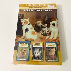 Terrific Pet Tales Book Set of 3 Dogs and Cats